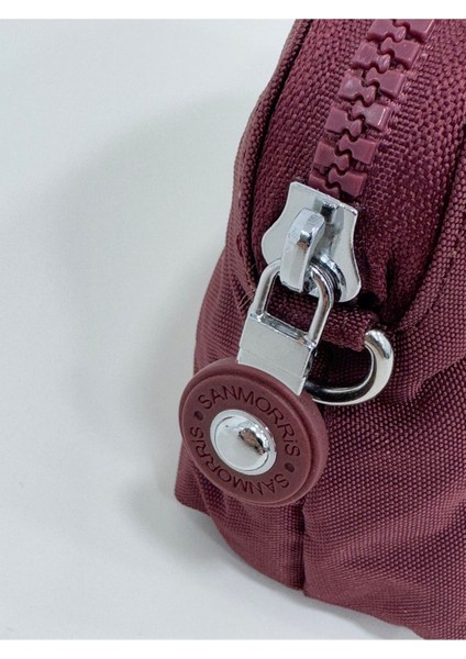 Sanmorris El ve Çapraz Askılı 2 Bölmeli Metal Fermuarlı Kartlık ve Bozuk Para Gözlü Cüzdan 3065 fiyatları