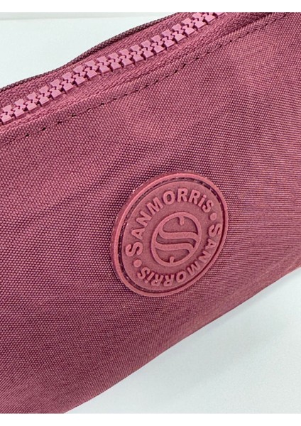 Sanmorris El ve Çapraz Askılı 2 Bölmeli Metal Fermuarlı Kartlık ve Bozuk Para Gözlü Cüzdan 3065 modelleri