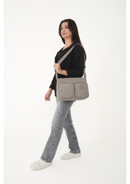 Sanmorris Kadın Suya Dayanıklı Paraşüt Kumaş Çok Gözlü Ayarlanabilir Çapraz Askılı Omuz Çantası 3054 fiyatları