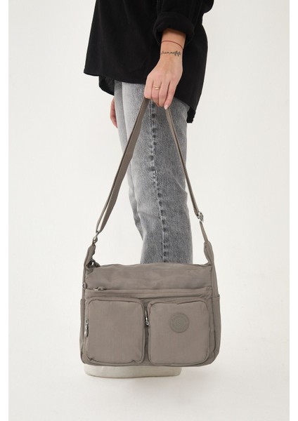 Sanmorris Kadın Suya Dayanıklı Paraşüt Kumaş Çok Gözlü Ayarlanabilir Çapraz Askılı Omuz Çantası 3054 modelleri