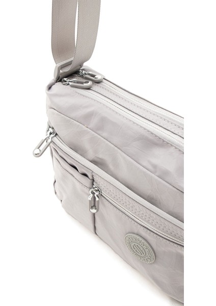 Sanmorris Kadın Çok Gözlü Suya Dayanıklı Krinkıl Kumaş Ayarlanabilir Çapraz Askılı Omuz Çantası 4006 modelleri