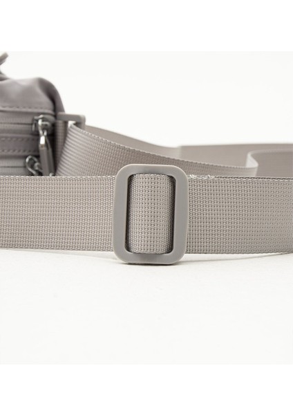 Sanmorris Kadın Çok Gözlü Suya Dayanıklı Krinkıl Kumaş Ayarlanabilir Çapraz Askılı Omuz Çantası 4006