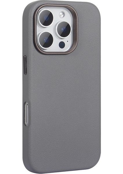 iPhone Uyumlu 16 Pro Max Kılıf M-Safe Şarj Özellikli Pu Deri Zore Adora Kapak fırsatları