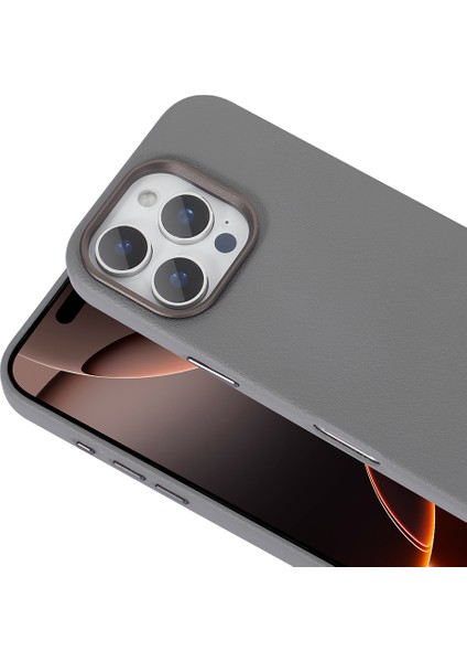 iPhone Uyumlu 16 Pro Max Kılıf M-Safe Şarj Özellikli Pu Deri Zore Adora Kapak indirimleri