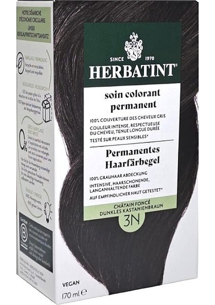 Saç Boyası 3n Dark Chestnut - Koyu Kestane