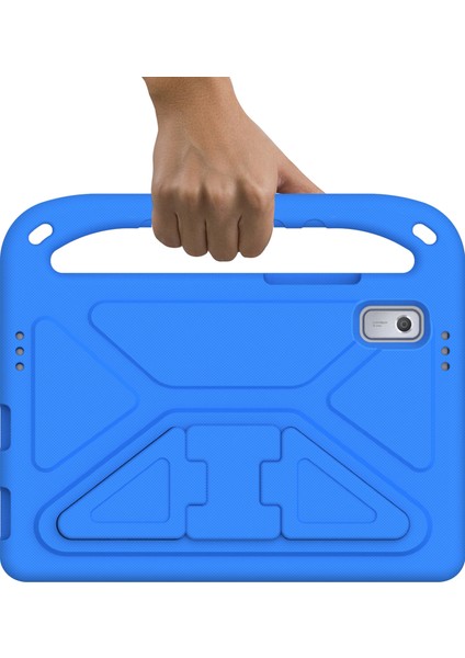 Lenovo Tab M9 Kickstand Tablet Kılıfı El Tutacağı Eva Darbeye Dayanıklı Kapak-Mavi (Yurt Dışından) fırsatları