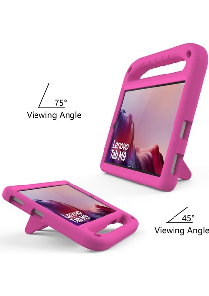 Lenovo Tab M9 Kickstand Tablet Kılıfı El Tutacağı Eva Darbeye Dayanıklı Kapak-Gül (Yurt Dışından) fiyatları