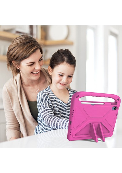 iPad (2025)/10.9 (2022) Taşınabilir El Tutacağı Eva Tablet Kılıfı Katlanabilir Destekli Darbeye Dayanıklı Koruyucu Kılıf-Gül (Yurt Dışından) indirimleri