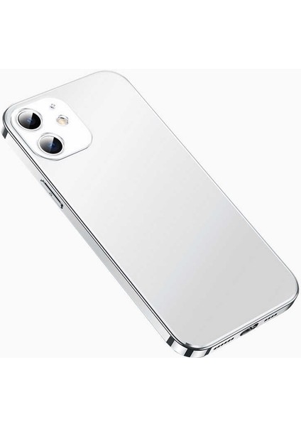 iPhone Uyumlu 11 Kılıf Zore Bobo Kapak-Gümüş