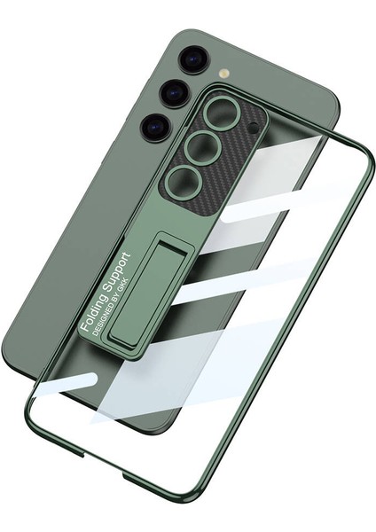 Galaxy Uyumlu S24 Plus Kılıf Kamera Korumalı Şeffaf Tasarımlı Zore LEGO Standlı Kapak modelleri