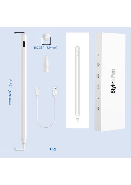 Zore Pencil 17 Stylus Dokunmatik Tablet Kalemi