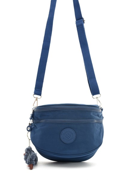 Sanmorris Kadın Krinkıl Kumaş Suya Dayanıklı Omuz Çantası 3038