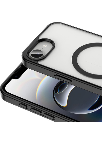 iPhone Uyumlu 16E Kılıf M-Safe Wireless Şarj Özellikli Silikon Zore Ege Kapak modelleri