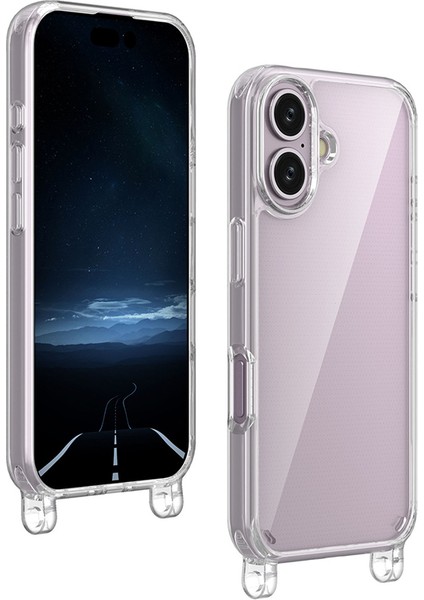 iPhone Uyumlu 16 Kılıf Zore X-Rop Kapak
