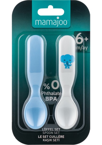 Desenli Kaşık Seti Mavi Fil fiyatları