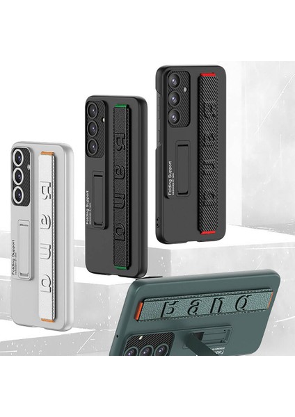 Galaxy Uyumlu S24 Plus Kılıf Standlı El Tutacaklı Zore Band Kapak modelleri