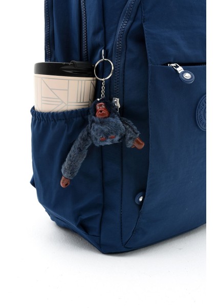 Sanmorris Unisex Suya Dayanıklı Krinkıl Kumaş Çok Gözlü Büyük Boy Laptop Okul ve Sırt Çantası 3019