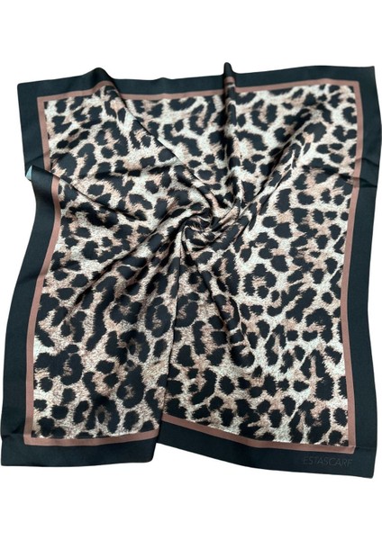 Leopar Desenli Fular Estascarf