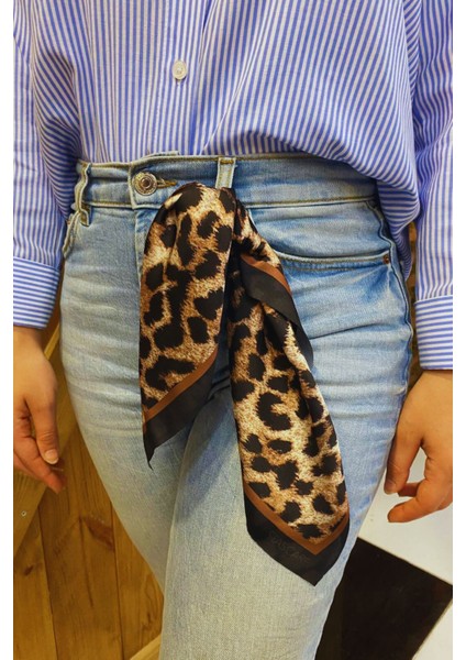 Leopar Desenli Fular Estascarf modelleri