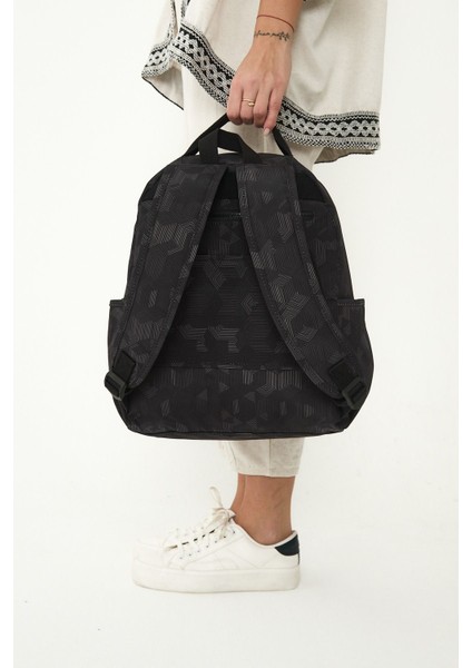 Sanmorris Unisex Suya Dayanıklı Krinkıl Kumaş Çok Gözlü Laptop Okul ve Sırt Çantası 3059 fırsatları