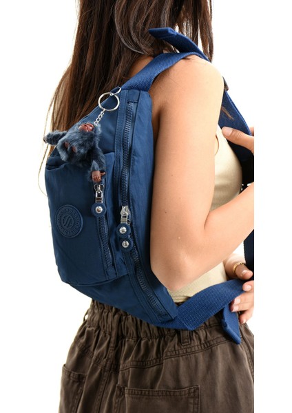 Sanmorris Unisex Krinkıl Kumaş Suya Dayanıklı Omuz ve Bel Çantası 3039 fırsatları