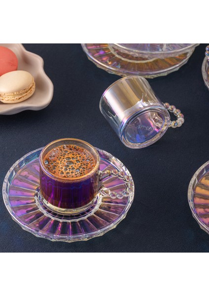 Muhabbet 100 ml 6'lı Kahve Fincan Takımı