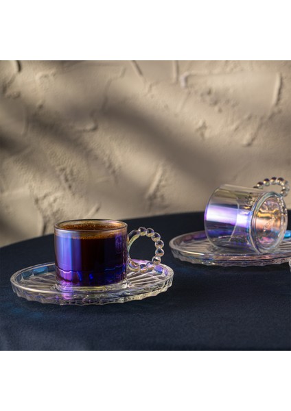 Muhabbet 100 ml 6'lı Kahve Fincan Takımı