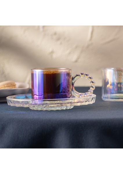 Muhabbet 100 ml 6'lı Kahve Fincan Takımı