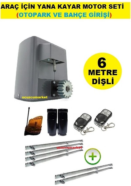 6 Metre Yana Kayar Motor Seti (Otopark ve Bahçe Girişleri Için Ideal Ürün)