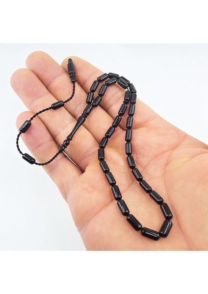 Küçük Boy Kapsül Kesim Oltu Taşı Tesbih ( 4/8.5 ) fırsatları