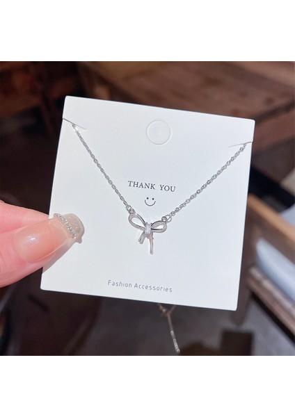 Bayan Titanyum Çelik Kolye Kolye Zinciri (Yurt Dışından)