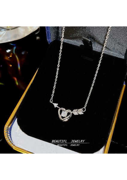 Bayan Titanyum Çelik Kolye Kolye Zinciri (Yurt Dışından)