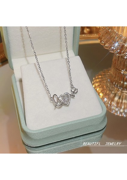 Bayan Titanyum Çelik Kolye Kolye Zinciri (Yurt Dışından)