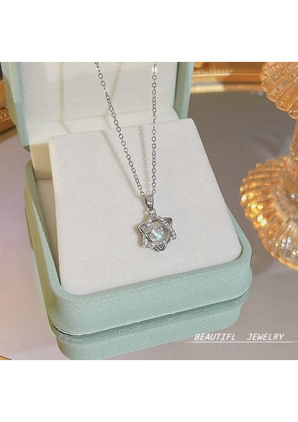 Bayan Titanyum Çelik Kolye Kolye Zinciri (Yurt Dışından)