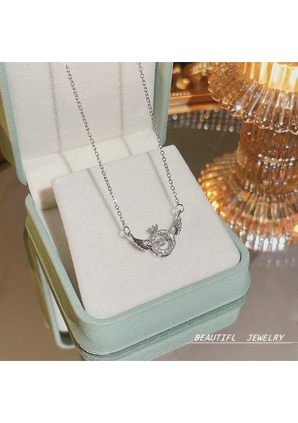 Bayan Titanyum Çelik Kolye Kolye Zinciri (Yurt Dışından)