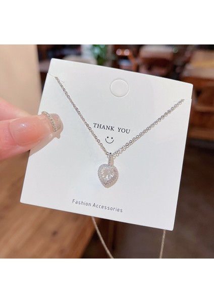 Bayan Titanyum Çelik Kolye Kolye Zinciri (Yurt Dışından)