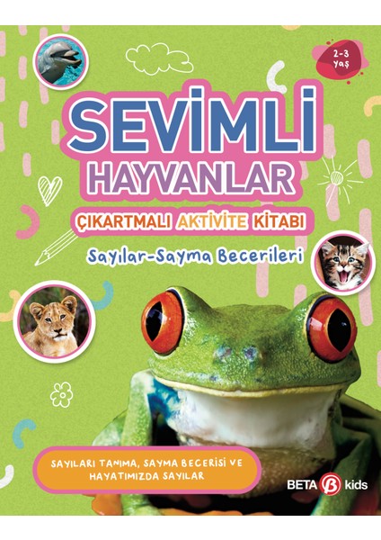 Sevimli Hayvanlar - Çıkartmalı Aktivite Kitabı