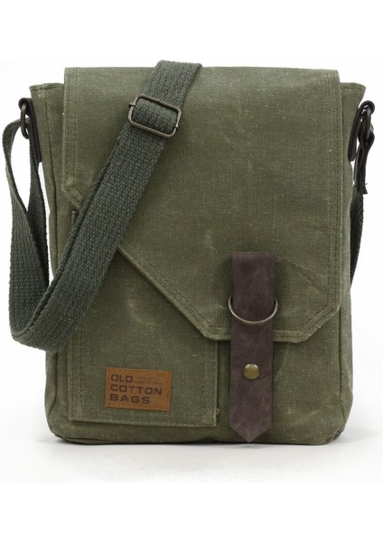 7059 S Pretty Suya Dayanıklı Kumaş Omuz - Mini Laptop - Kahverengi Postacı Çantası