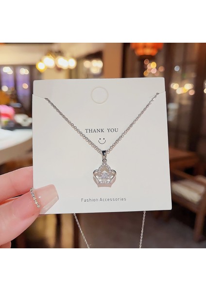 Bayan Titanyum Çelik Kolye Kolye Zinciri (Yurt Dışından)