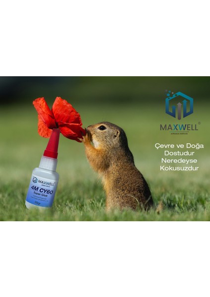 4m CY60 Buhar/İz Yapmayan Kokusuz Hızlı Yapıştırıcı (500gr.)