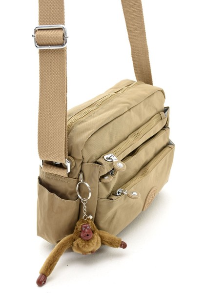 Sanmorris Kadın Krinkıl Kumaş Suya Dayanıklı Çok Gözlü Omuz Çantası 3035 fiyatları