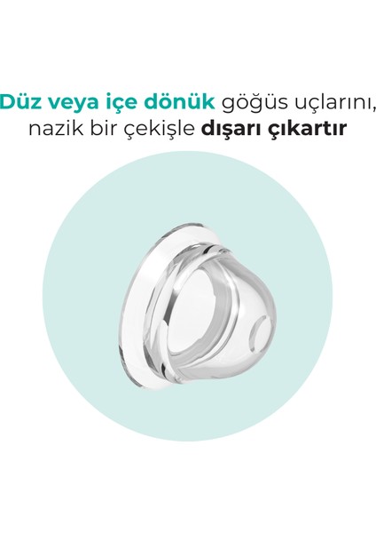 Göğüs Ucu Çıkartıcı, İkili, Sterilizasyon ve Saklama Kutulu