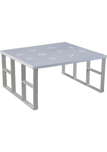 Beyaz 1 Adet Dolap Içi Düzenleyici Raf, Bardak Rafı, Düzenleme Rafı Org-01 Metal 1 Parça