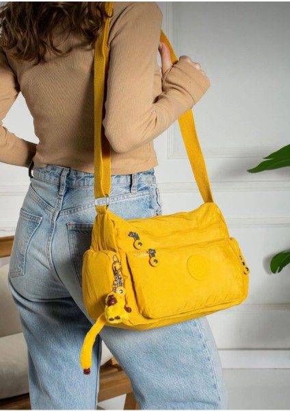 Sanmorris Kadın Suya Dayanıklı Paraşüt Kumaş Çok Gözlü Ayarlanabilir Çapraz Askılı Omuz Çantası 3007 fiyatları