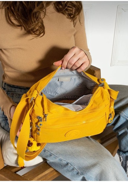 Sanmorris Kadın Suya Dayanıklı Paraşüt Kumaş Çok Gözlü Ayarlanabilir Çapraz Askılı Omuz Çantası 3007 fırsatları