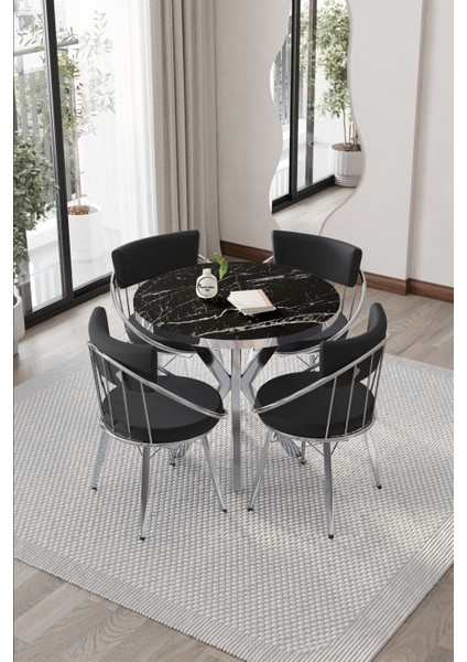 Mutfak Masa Sandalye Takımı , Zümrüt 4 Kişilik Mutfak Masa Takımı, Yuvarlak Masa Takımı fiyatları