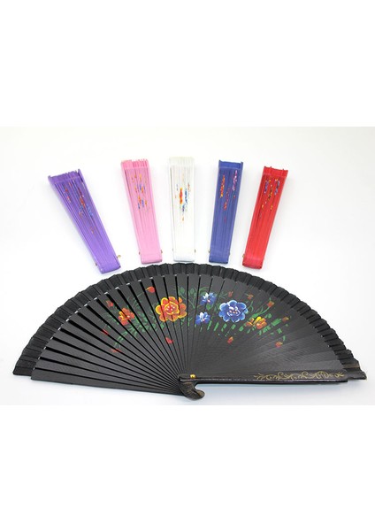 Sıcaklarda Kullanıma Uygun Yelpaze Çift Taraflı ve Ahşap