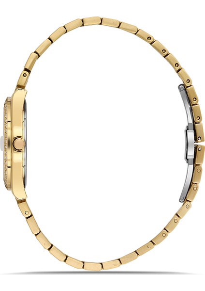FL21596AWT-B6 Quartz Çelik Altın Rengi Yeşil Kadran 30 mm Kadın Kol Saati fiyatları