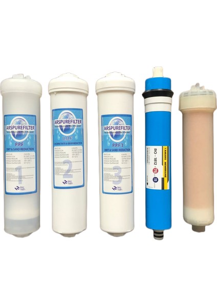 Su Arıtma Reçineli Deniz Akvaryumu Ozmos Su Üretme Filtre Seti