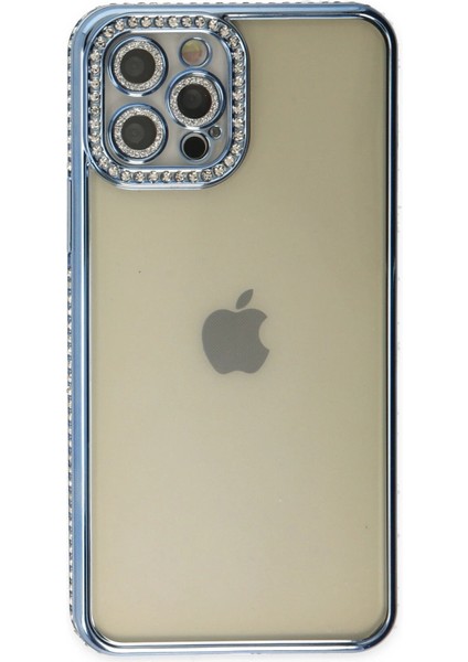Iphone 12 Pro Kılıf Joke Taşlı Silikon - Mavi Drstr fiyatları